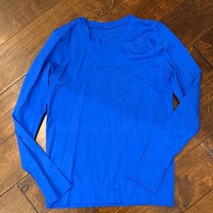 Lululemon Vibrant Blue Long Sleeve Shirt